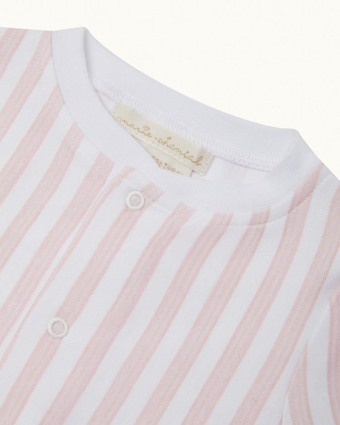 Adore Stripe Romper - Pink