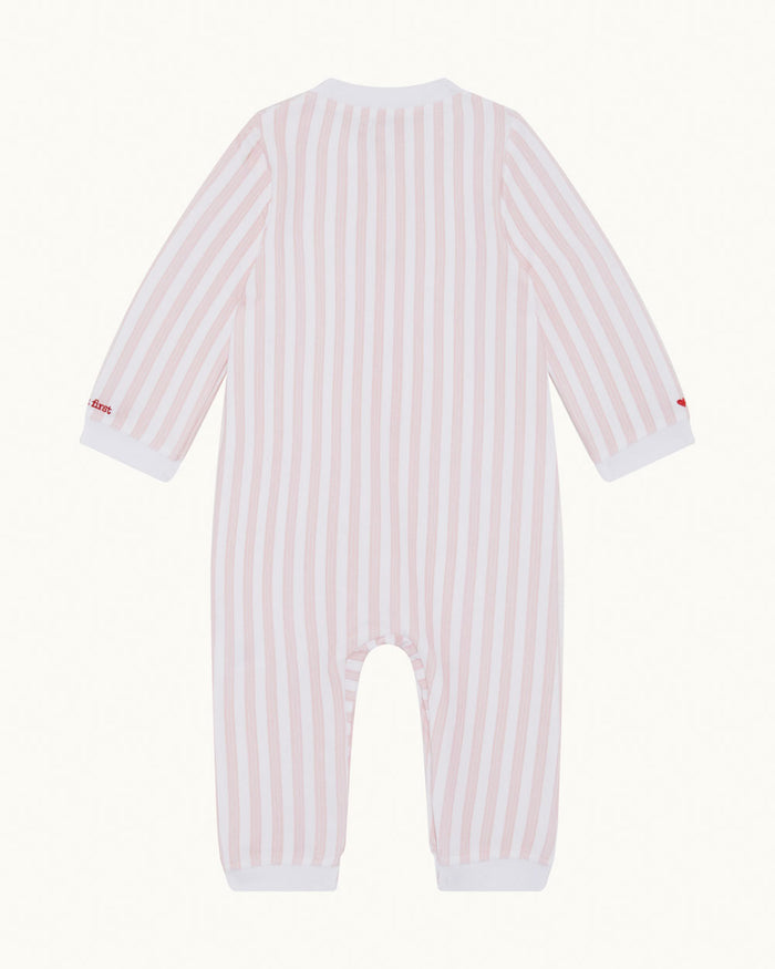 Adore Stripe Romper - Pink
