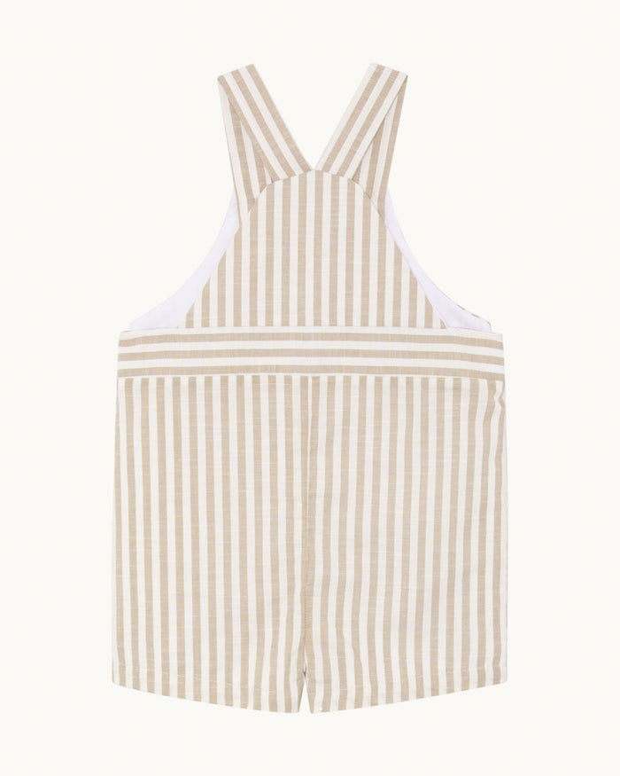 Alfie Stripe Race Car Baby Dungaree