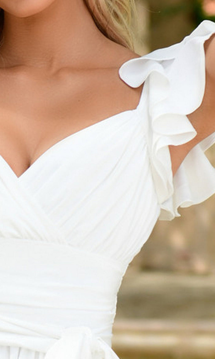 Amy by Velvi Little White Party Dress