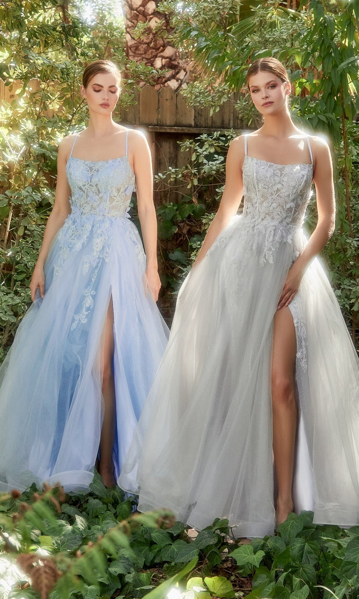 Sky Blue Andrea & Leo Long Formal Dress A1141