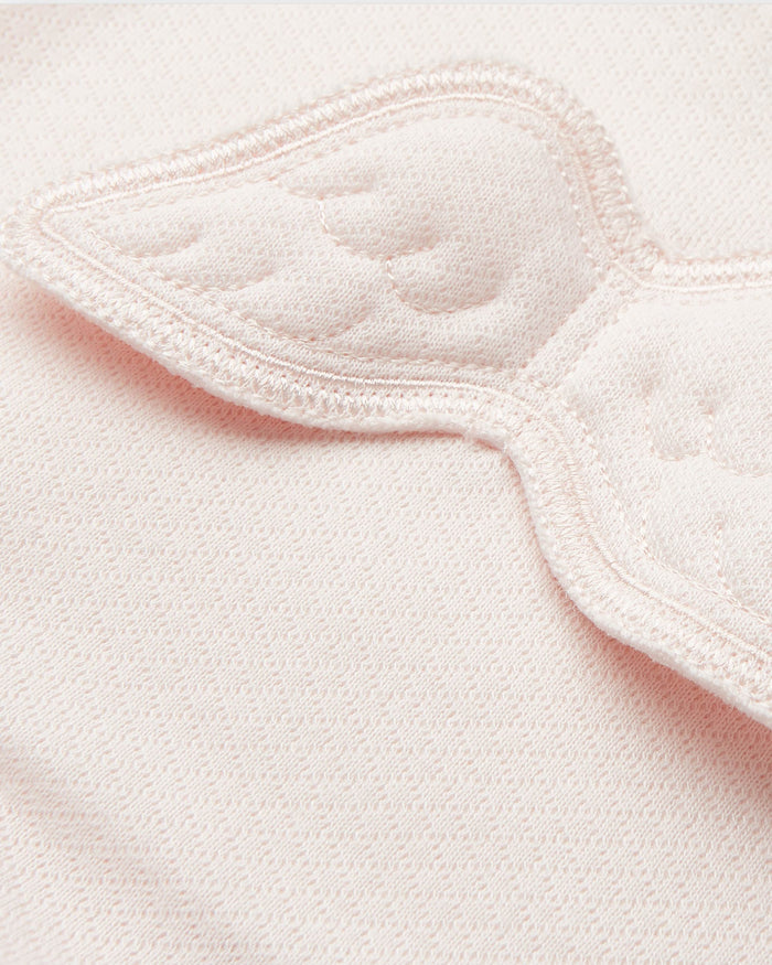 Angel Wing™ Pointelle Sleepsuit - Pink