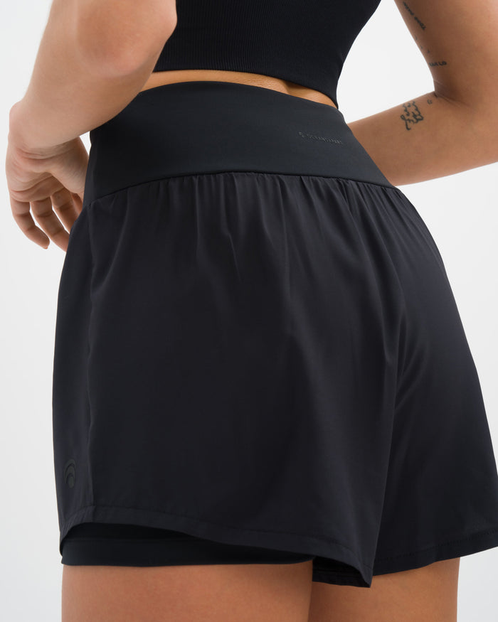 Athena Hotpant Set - Black