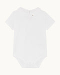 Aubrey Race Car Embroidered Collar Short Sleeve Onesie