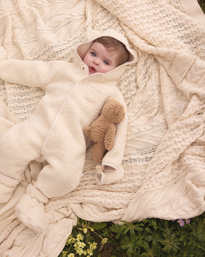 Bailey Faux Shearling Pramsuit