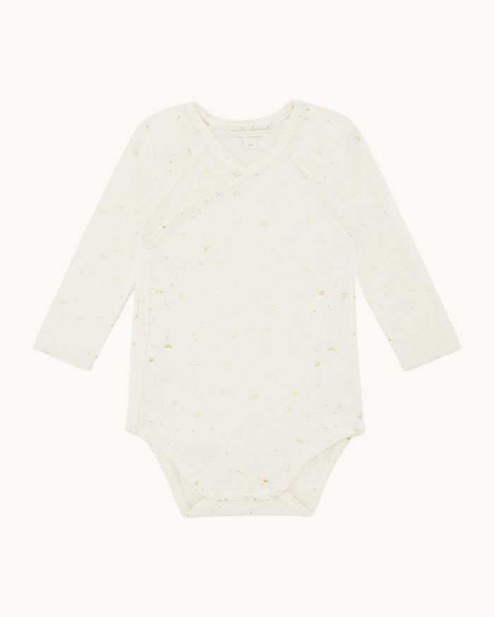 Bellamy Star & Crown Onesie - Natural