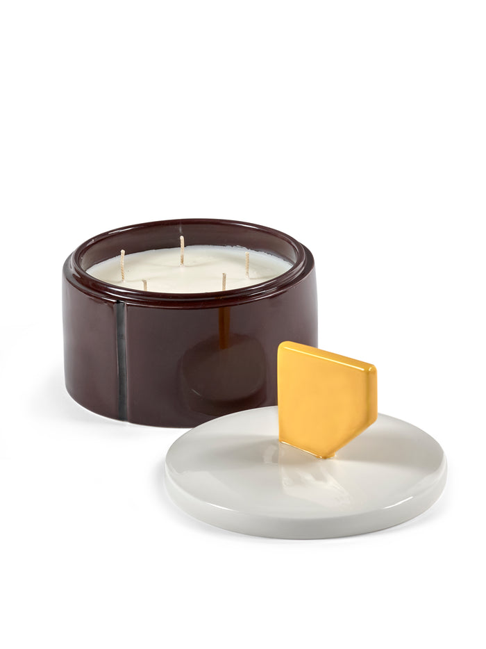 BIG SCENTED CANDLE BURGUNDY