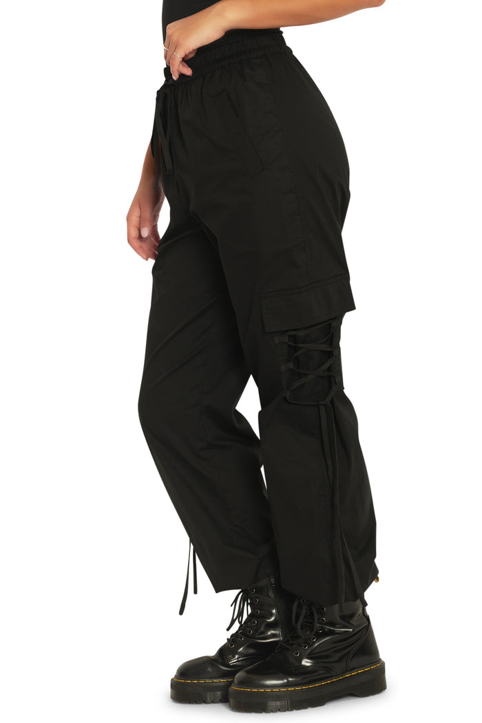 Black Comfy Cargo Pants