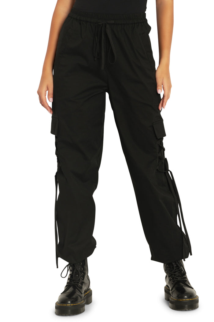 Black Comfy Cargo Pants