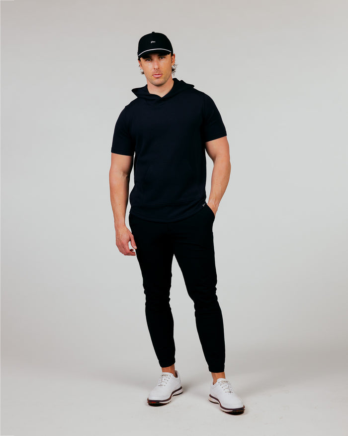 Black CoreSoft Hooded Tee
