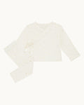 Blaine Star & Crown Ribbed Two Piece Set - Natural