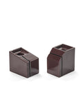 BURGUNDY CANDLEHOLDERS