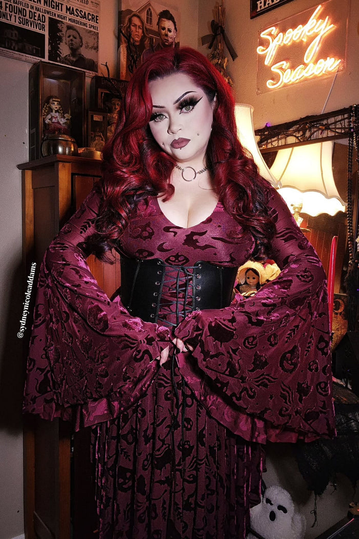 Burned Velvet Witch Spectre Top