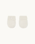 Callie Summer Cotton Mittens - Milky White