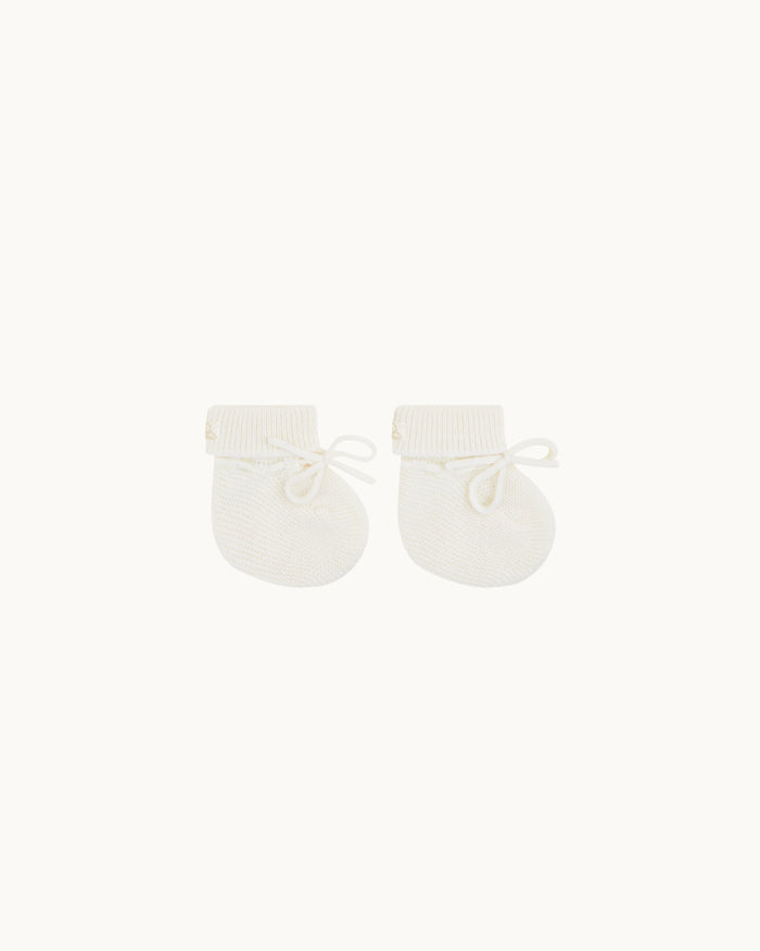 Cashmere Booties - Ivory