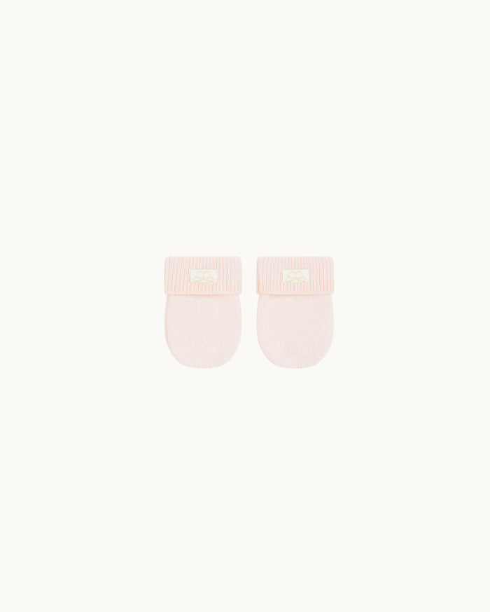 Cashmere Mittens - Pink
