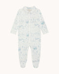 Charles Toile De Jouy Sleepsuit - Blue