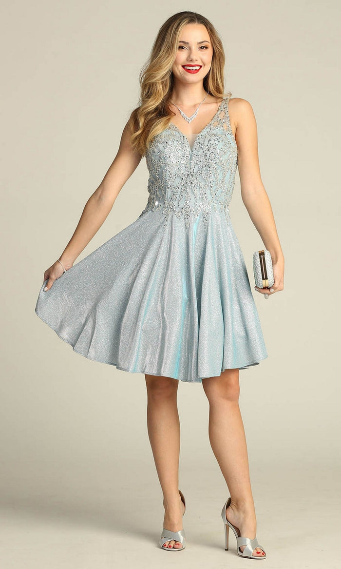 Chicas Short Party Dress j009
