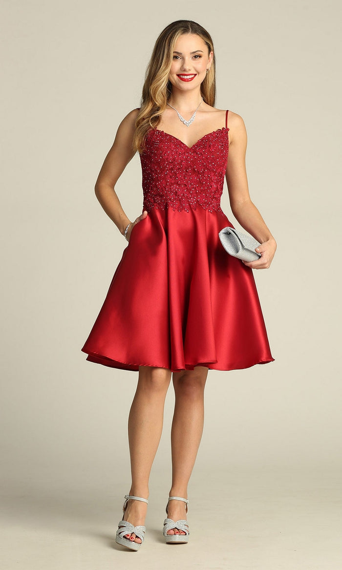 Chicas Short Party Dress xr6008