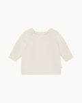Coraline Summer Wrap Baby Cardigan - Milky White