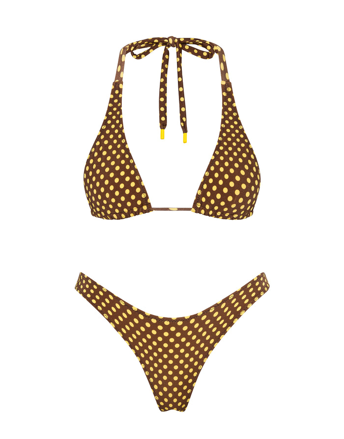 DARA COOKIE Triangle Bikini Set
