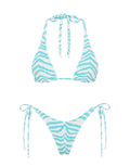 DARA - SKY ZEBRA SPLASH Triangle Bikini Set