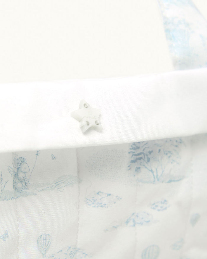 Dexter Toile De Jouy Nappy Caddy - Blue