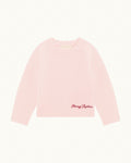 Dion Cashmere/Wool Baby Sweater - Pink