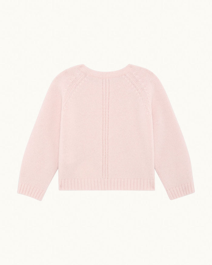 Dion Cashmere/Wool Baby Sweater - Pink