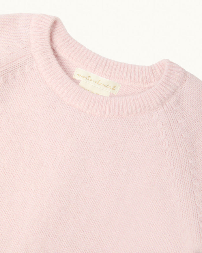 Dion Cashmere/Wool Baby Sweater - Pink