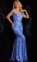 Blue/Purple Formal Long Dress 23675 by Jovani