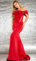 Red Formal Long Dress 37225 by Jovani