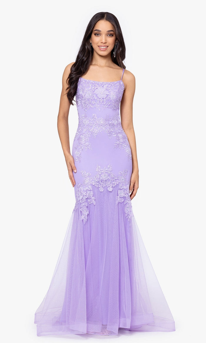 Formal Long Dress 4706BN by Blondie Nites