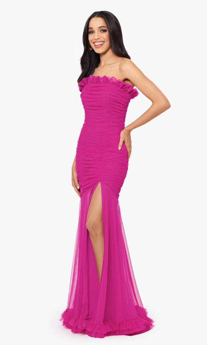 Formal Long Dress 4868BN by Blondie Nites