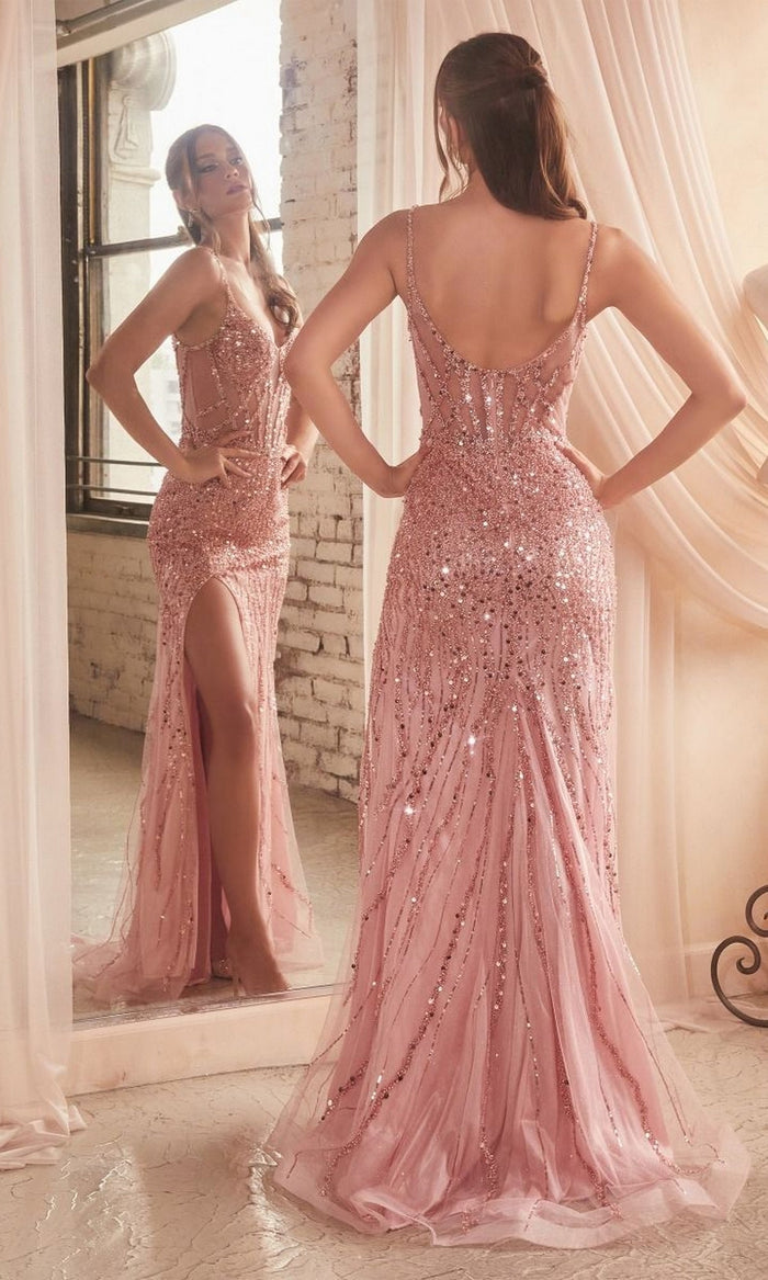 Formal Long Dress CD0220 By Ladivine