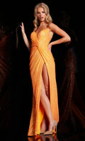 Orange Formal Long Dress JVN37479 By Jovani