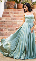 Sage Formal Long Dress Liliana By Velvi