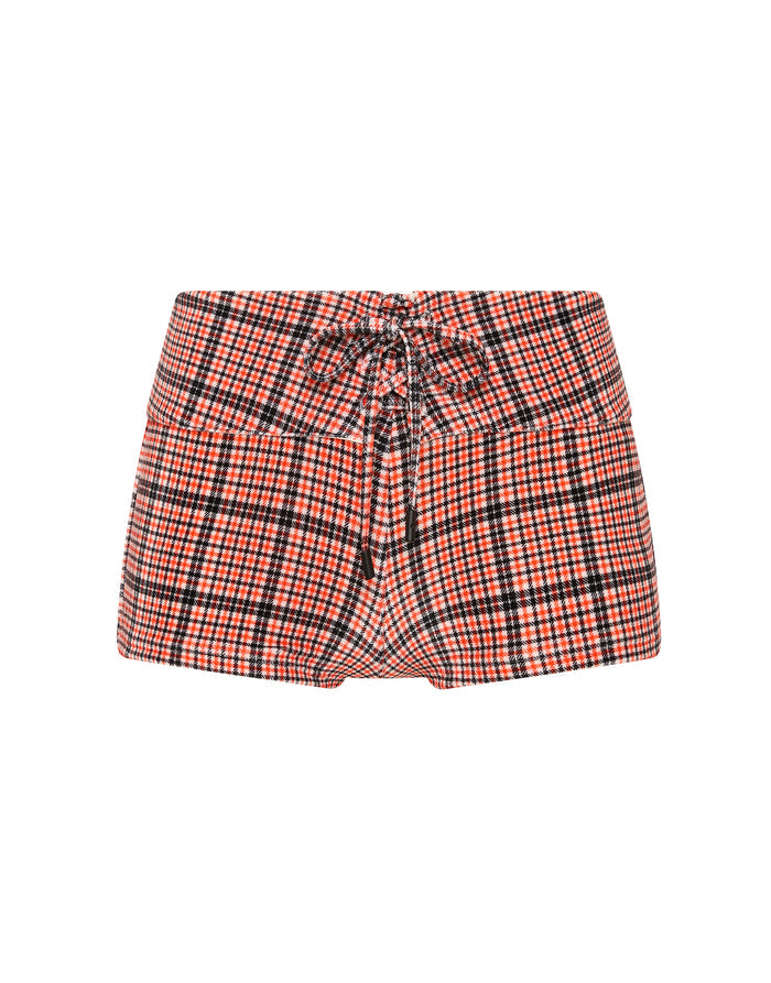 FREDY JAM VELVET CHECK Short