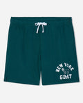 Front of sage french terry shorts#color_sage