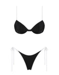 JARA - JETT Black Balconette Bikini