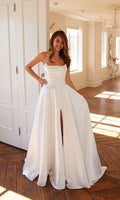 Off White Juliet Long Formal Dress jt2885cw