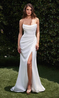 Off White Ladivine Long Formal Dress CD355W