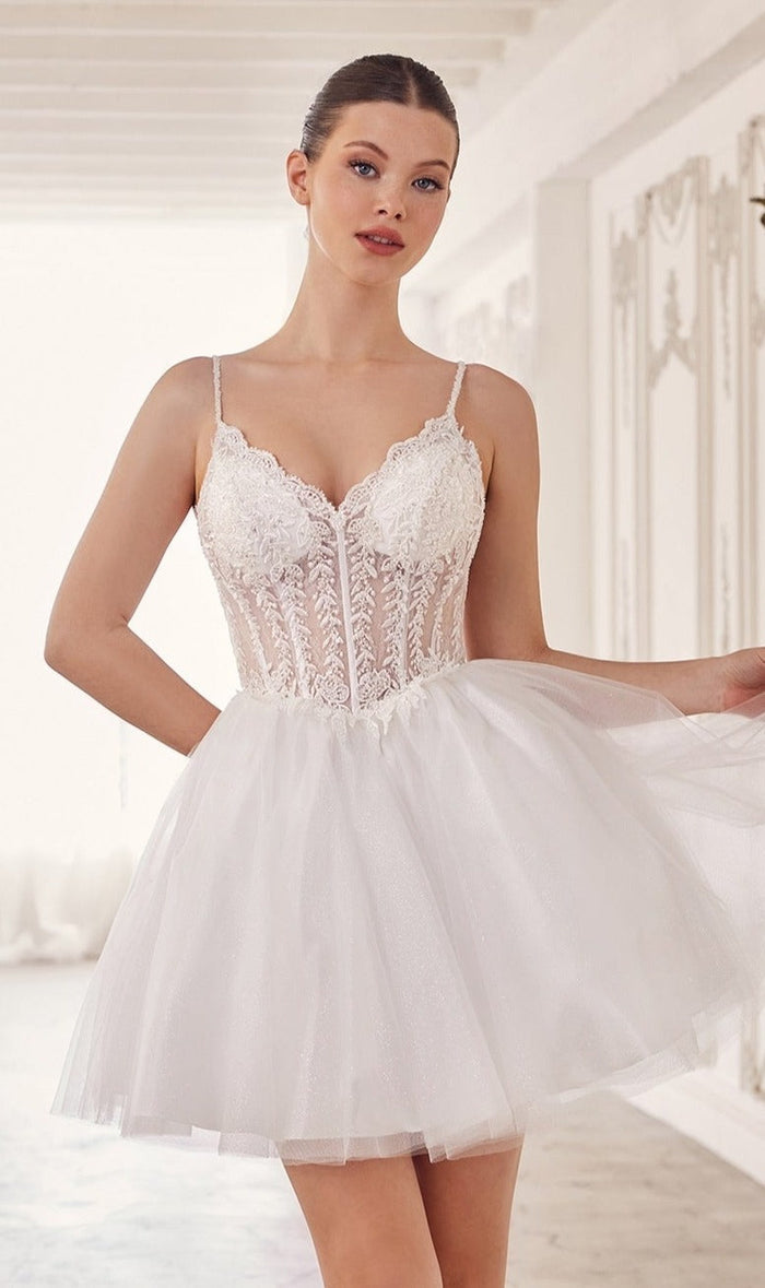 Off White Ladivine Short Party Dress cd0236
