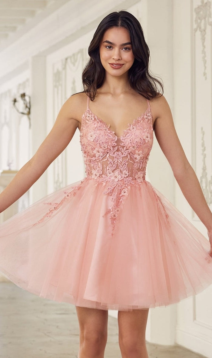 Blush Ladivine Short Party Dress sf047
