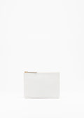 LEATHER DOCUMENT HOLDER WHITE