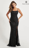 Black Long Formal Dress 11075 by Faviana
