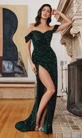 Emerald Long Formal Dress CL03 by Ladivine