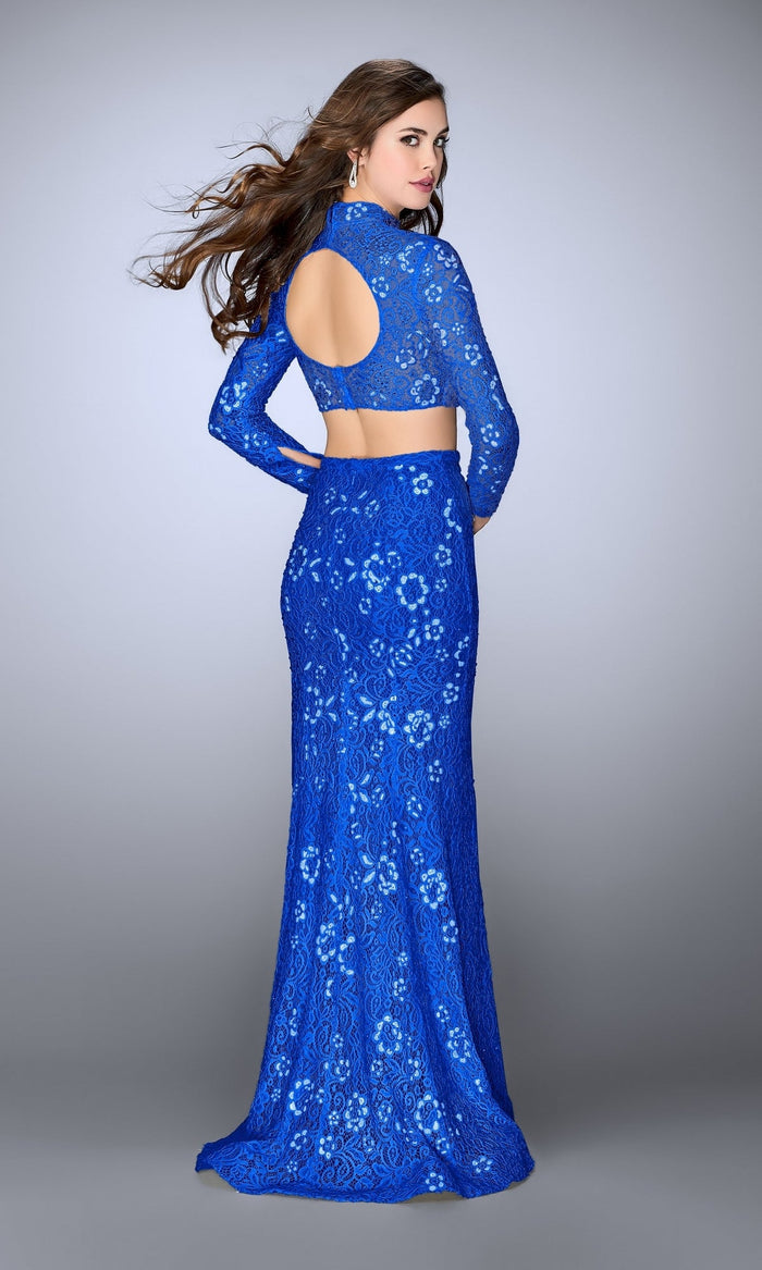 Long Formal La Femme Dress 24013