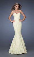 Lemon Long La Femme Gown 20047