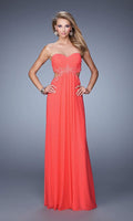 Pink Grapefruit Long La Femme Gown 20826
